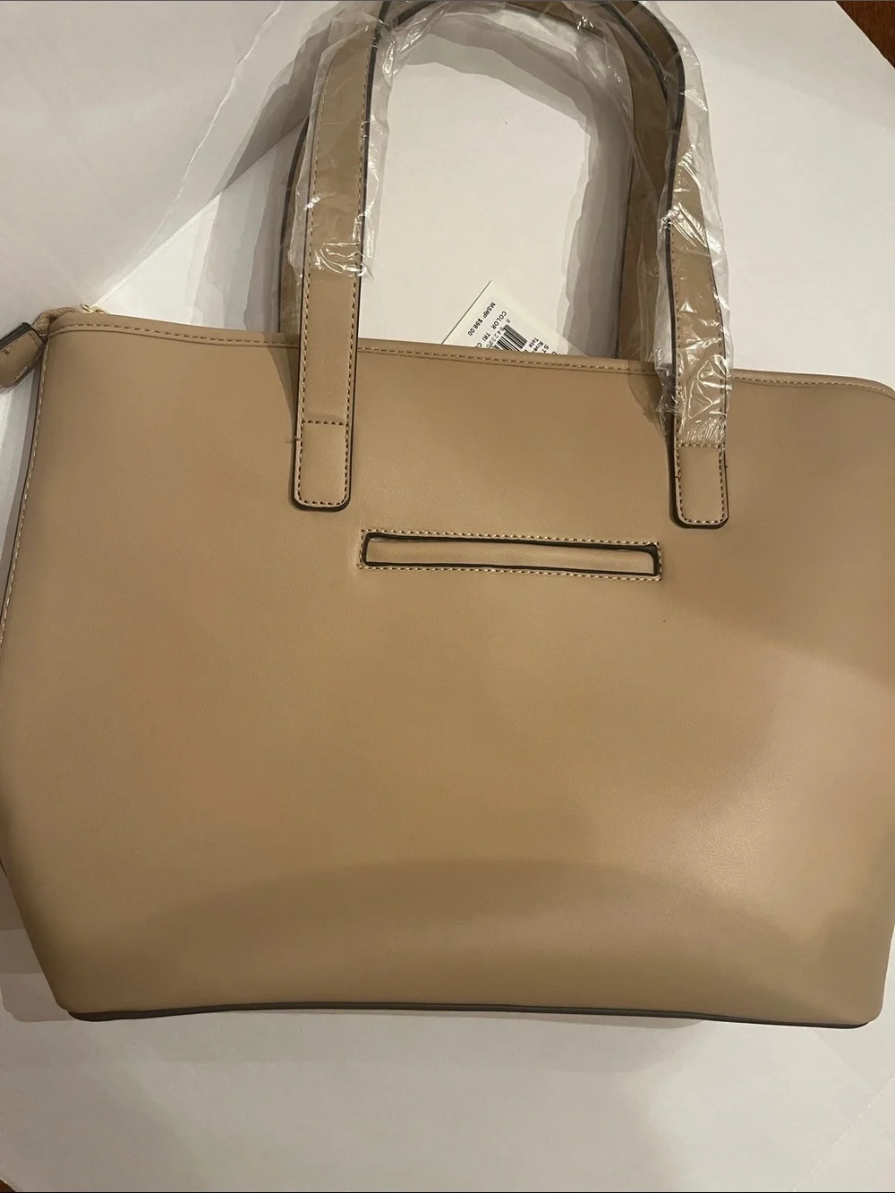 London Fog structured tote